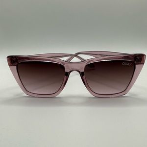Quay Australia Call The Shots Sunglasses Berry Brown Pink